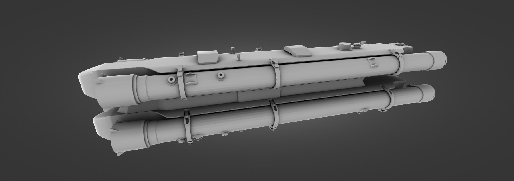 MBDA MISTRAL 4-fach Launcher für militärische Modell-Heli