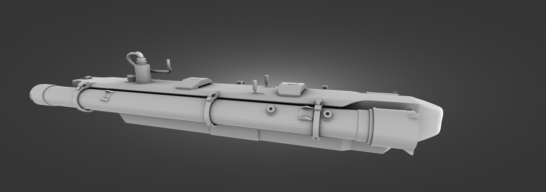 MBDA MISTRAL 2-fach Launcher Modellbau-Attrappe